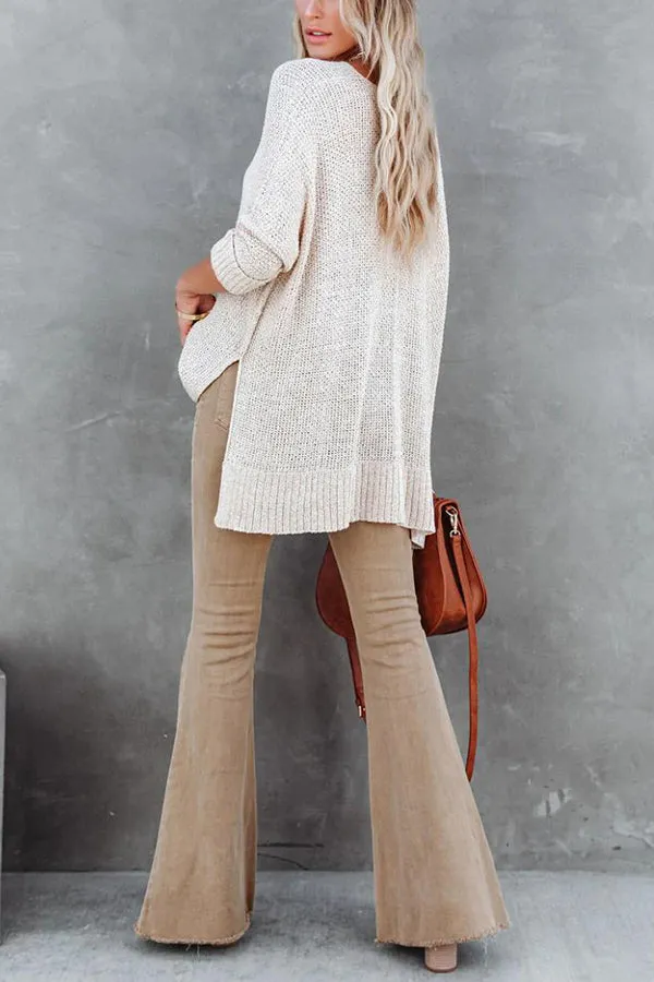 All Day Everyday Cozy Relaxed Knit Sweater