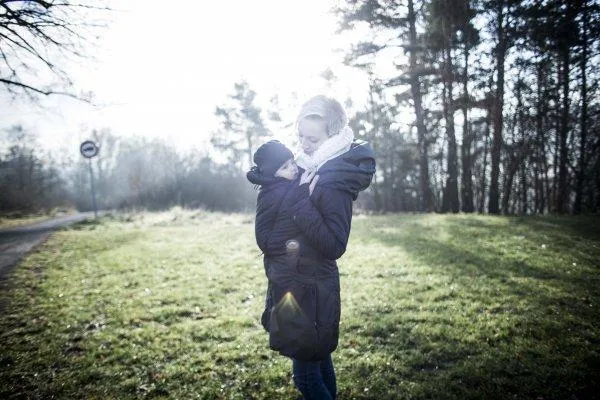 Angel Wings Winter Coat Anthracite