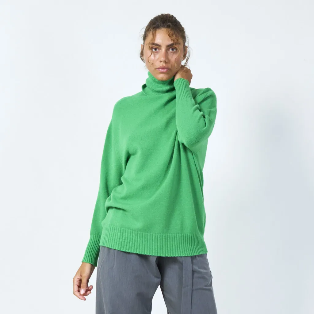 Classic turtleneck pullover sweater wholesale