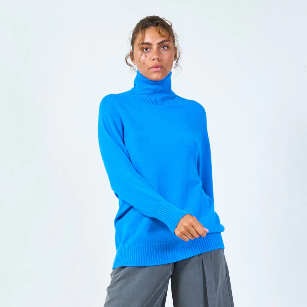 Classic turtleneck pullover sweater wholesale