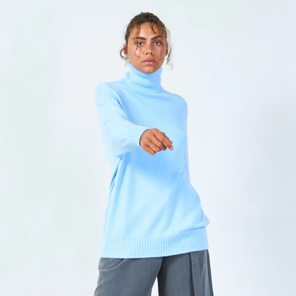 Classic turtleneck pullover sweater wholesale