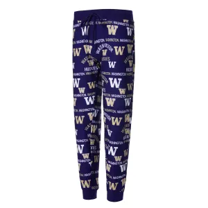 Concepts University of Washington Ladies Knit Cuff Pants