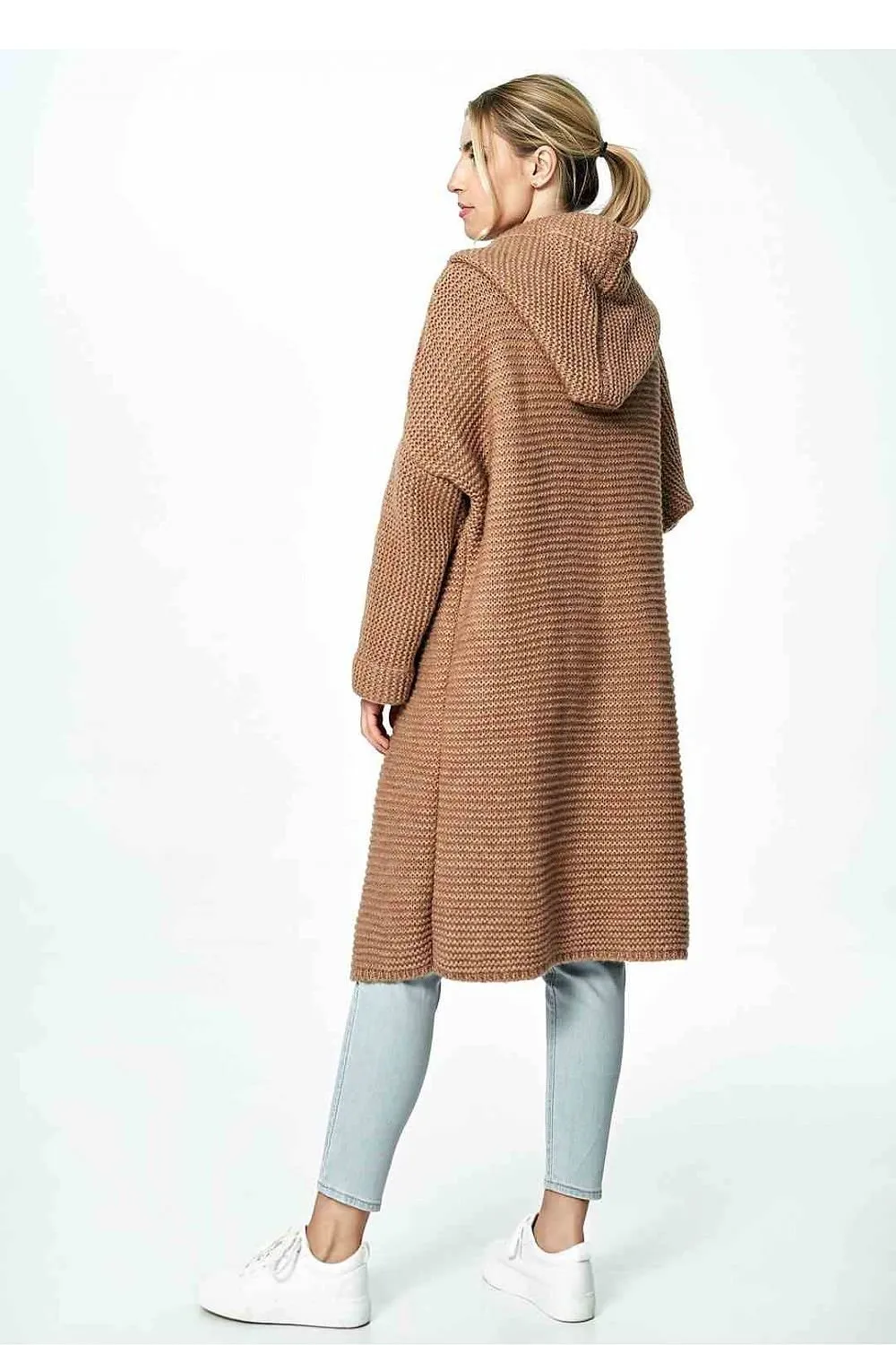 Elegant Hooded Knitted Cardigan for Ultimate Comfort