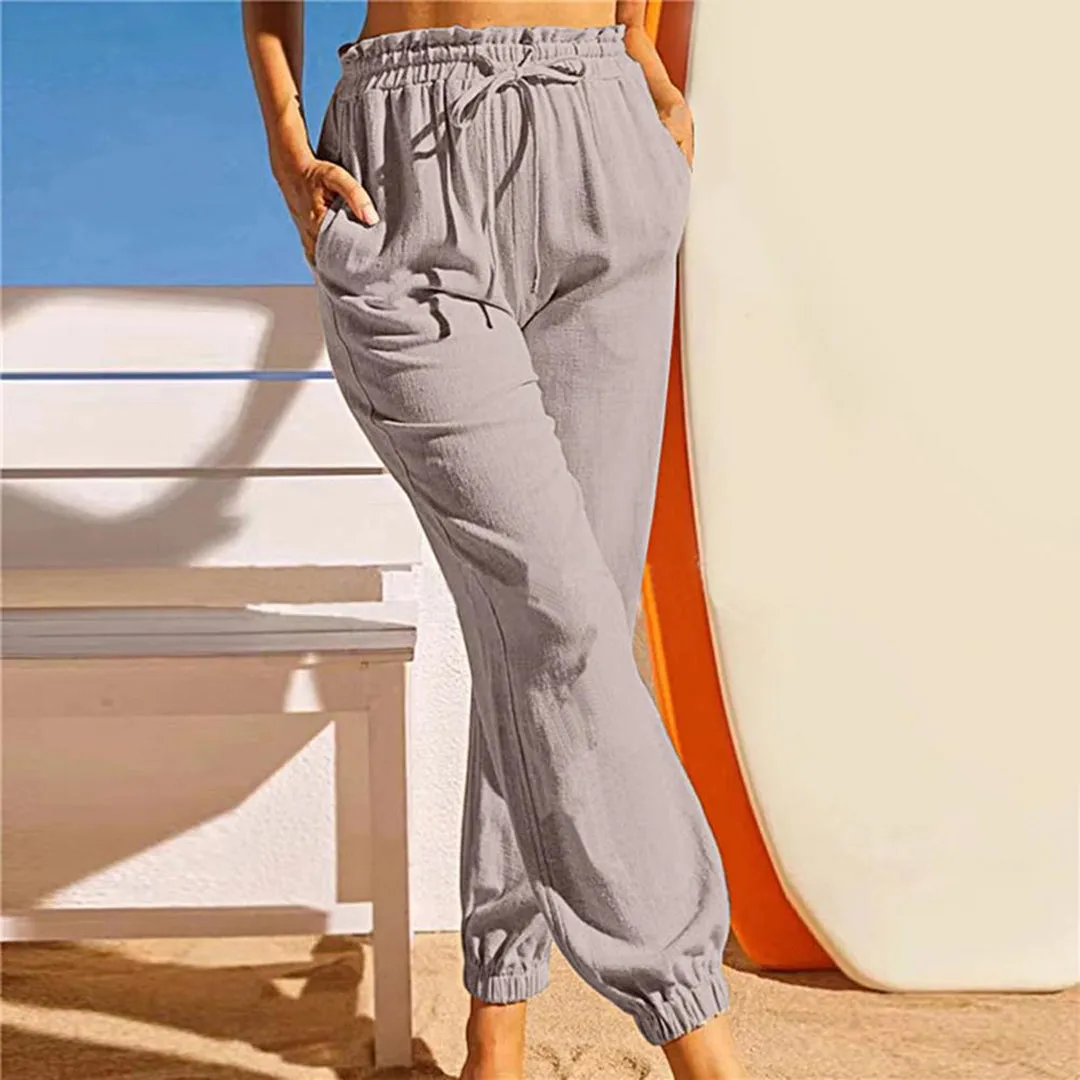 Hope - Straight-Leg Pants - Casual - Premium Material - Ideal for Summer