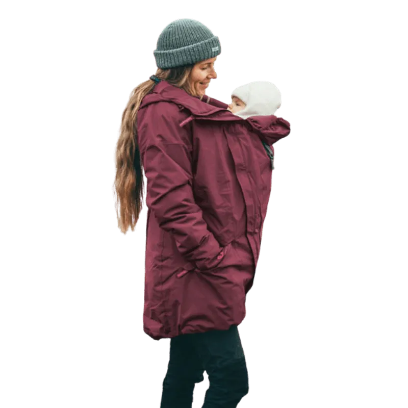 Mamalila WinterWander Babywearing Parka Berry Pink