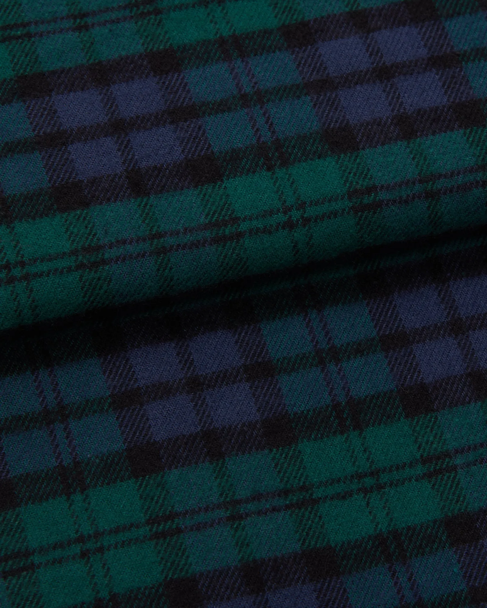 Men's Brushed Cotton Pajama Pants - Litton Blackwatch Tartan