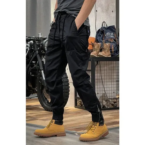 Men's Pants Camo Navy Trousers Man Harem Y2K Tactical Military Cargo for Men Techwear High Quality Outdoor Hip Hop Work Stacked Slacks 230524