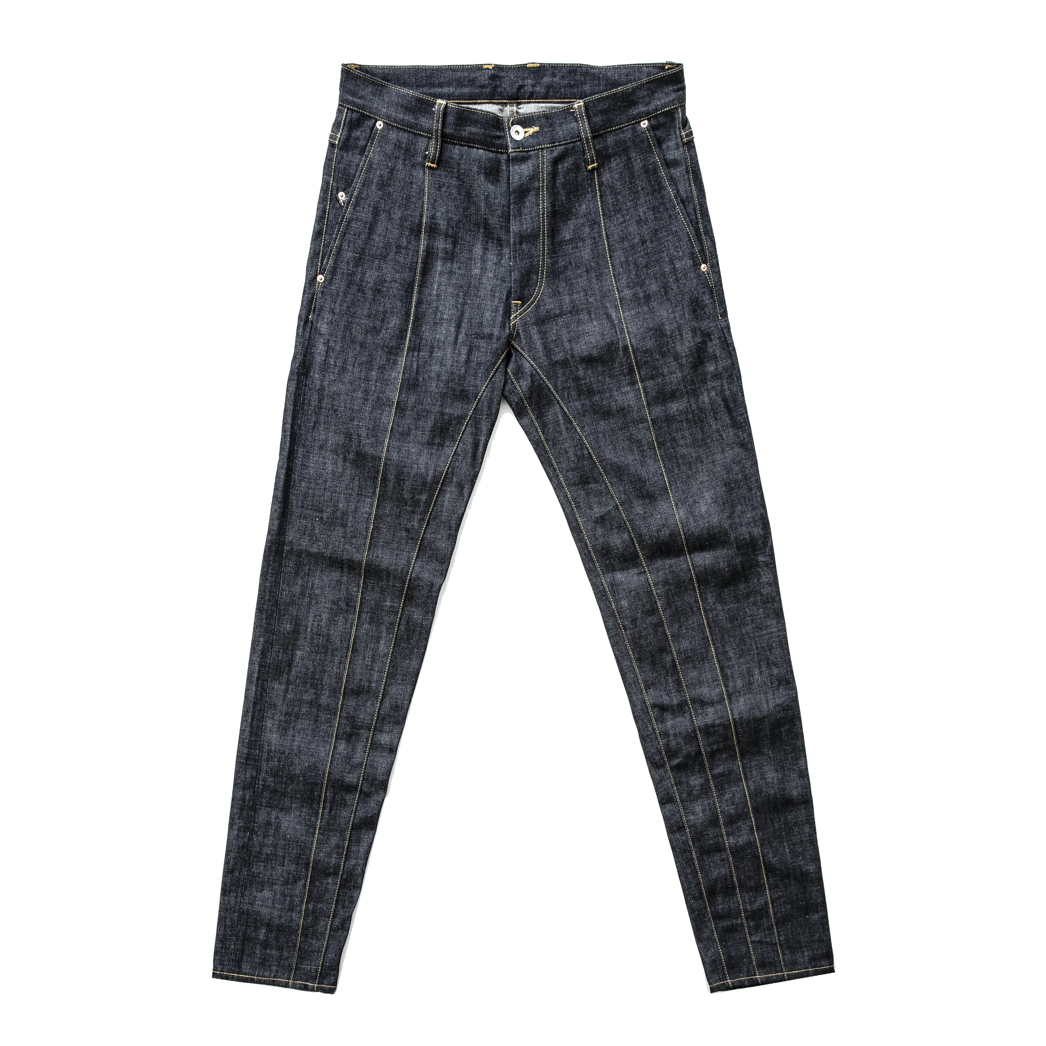 Robot-Boro Denim Slacks - Indigo