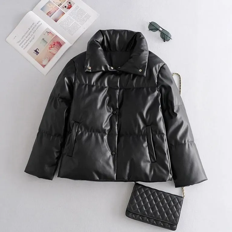 Simplee Fashion Parkas thick coat High street design