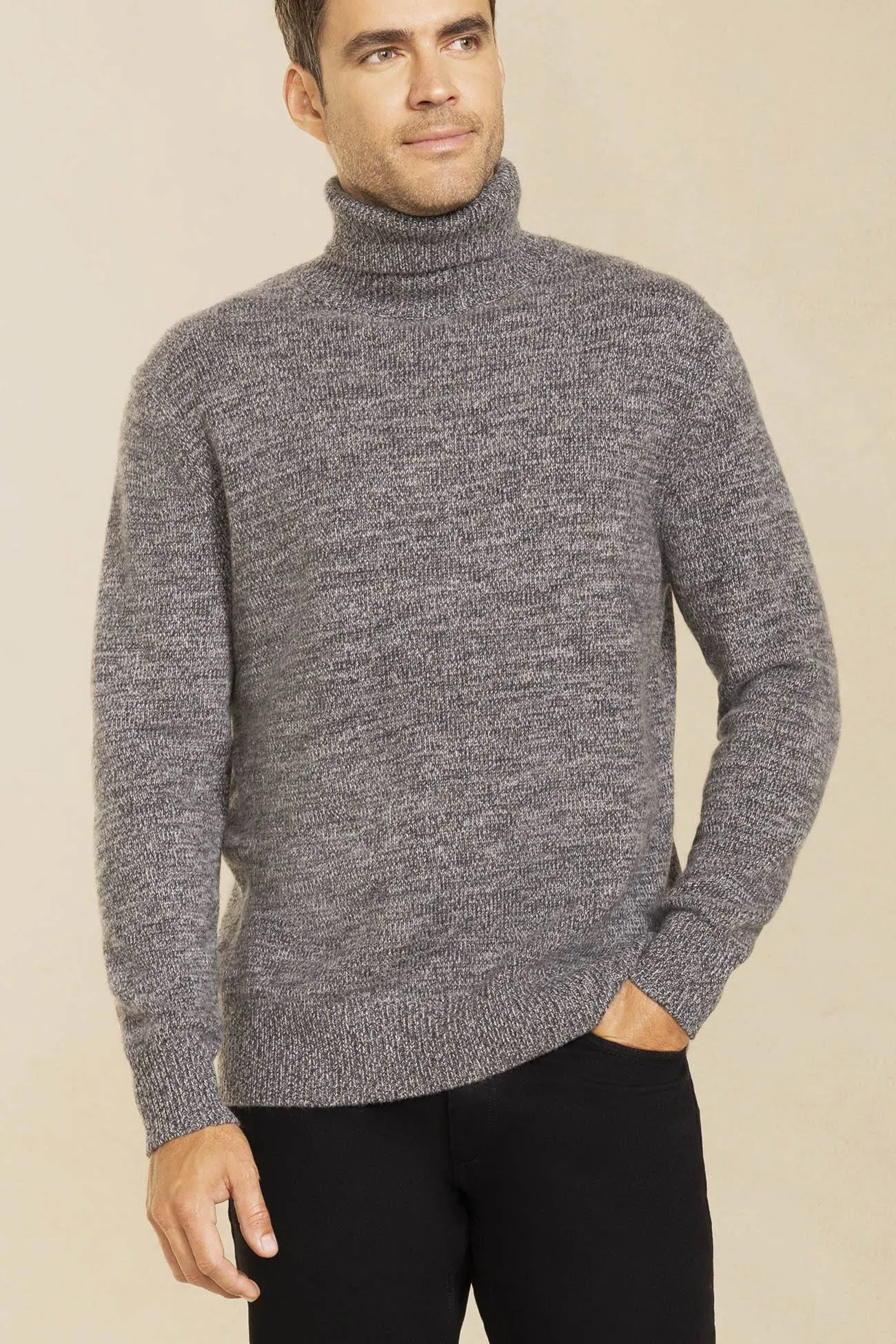 STEPHEN TURTLENECK CASHMERE SWEATER