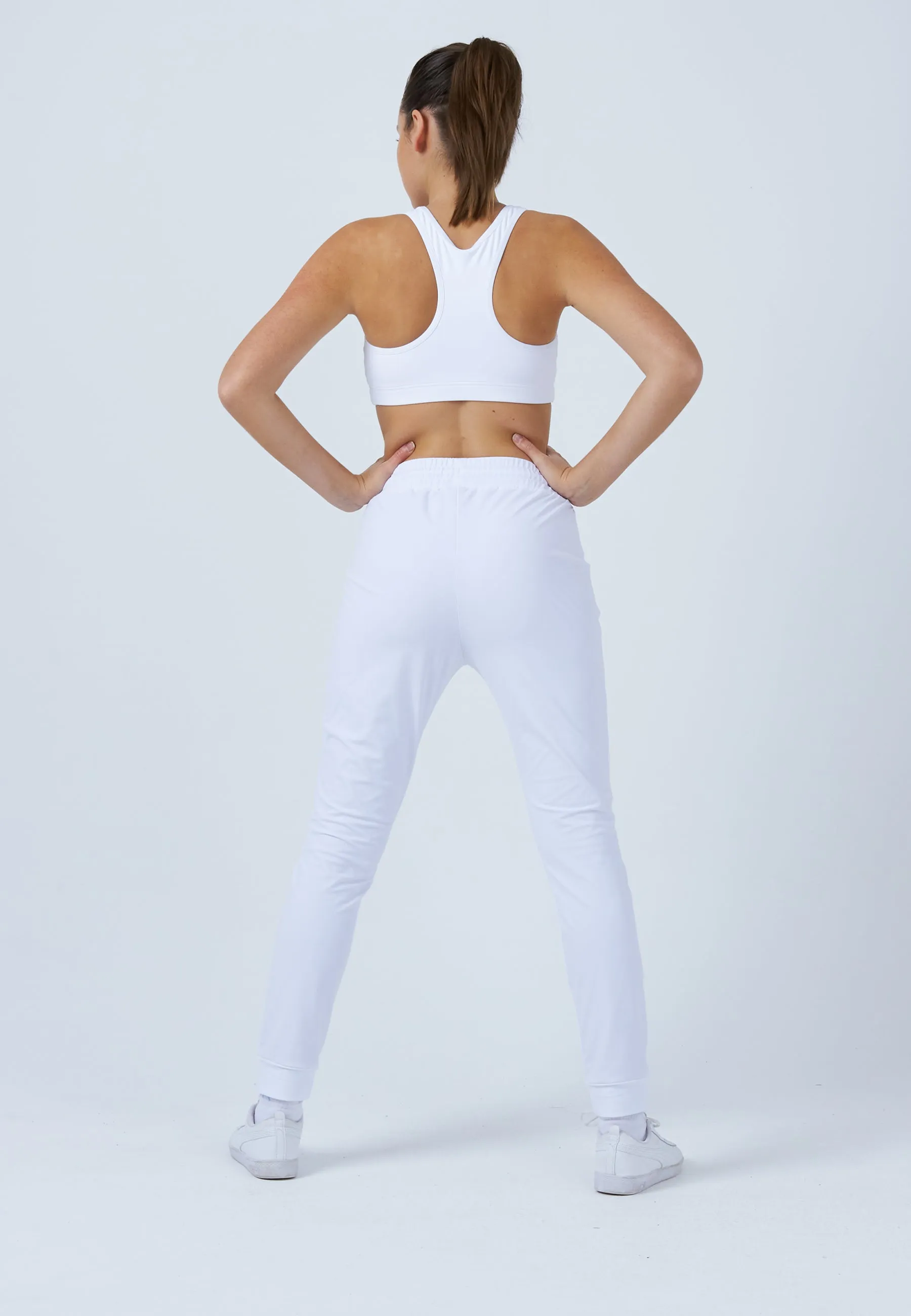 Tennis Jogger Tracksuit Pants, white