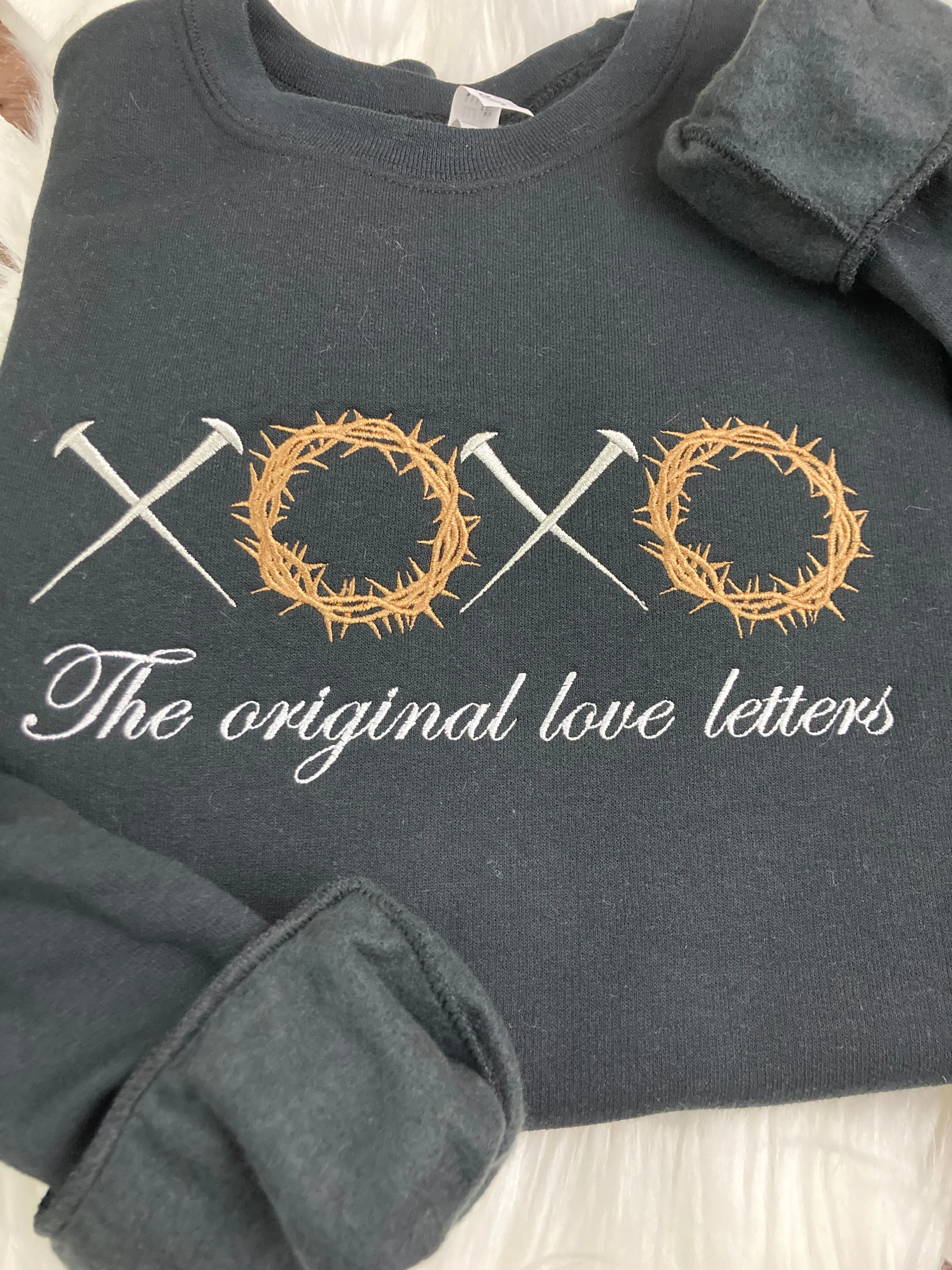 The Original Love Letters - Resurrection Sunday John 3:16 Gift - Embroidered Shirt Comfort Colors Sweatshirt Awareness - Christian Song