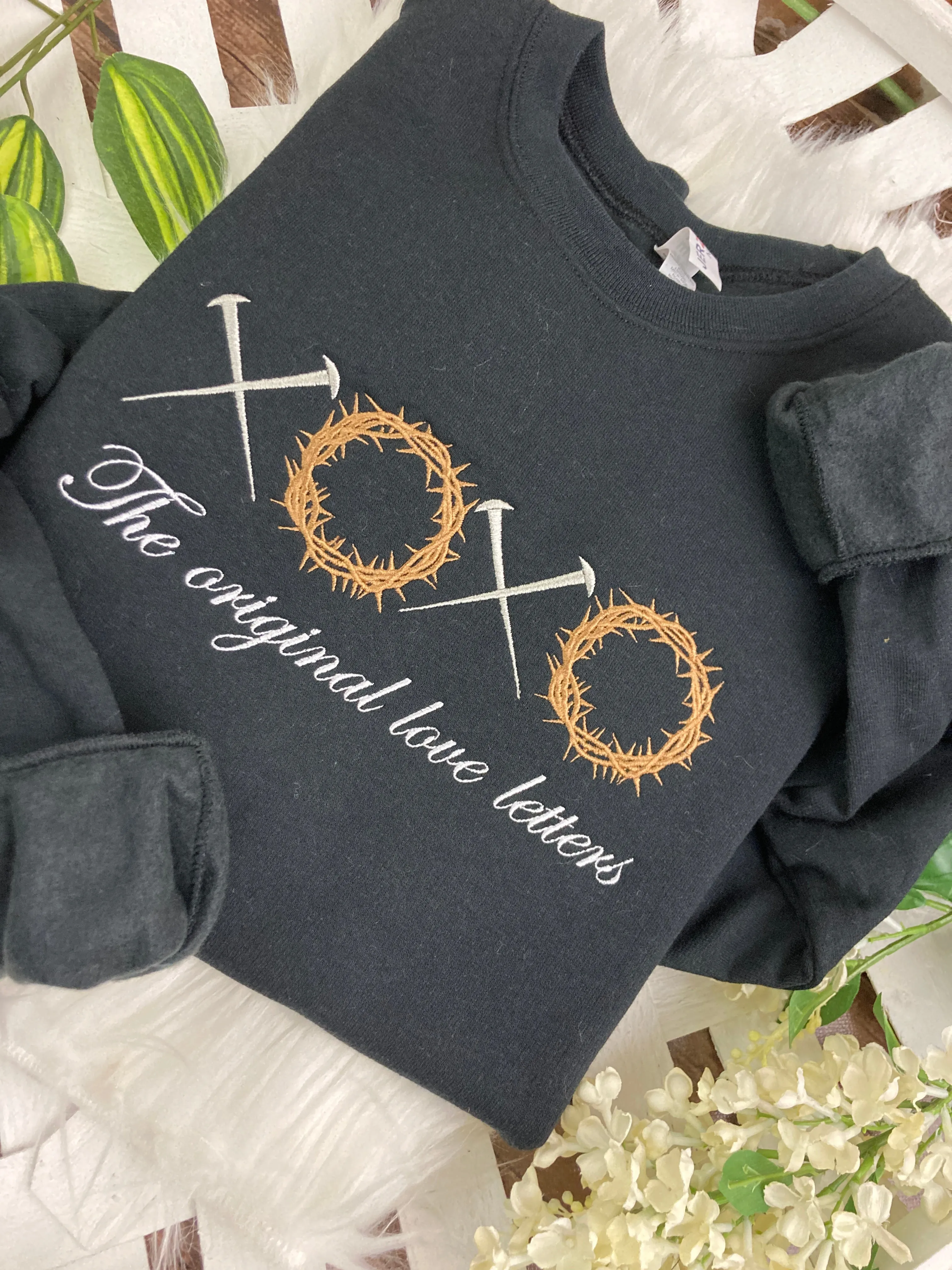 The Original Love Letters - Resurrection Sunday John 3:16 Gift - Embroidered Shirt Comfort Colors Sweatshirt Awareness - Christian Song