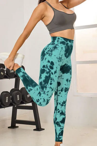 Tie-Dye High Waist Activewear Leggings