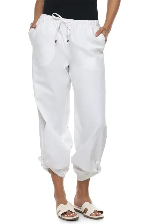 Women's Enclave Wide Leg Pants | White Chambray