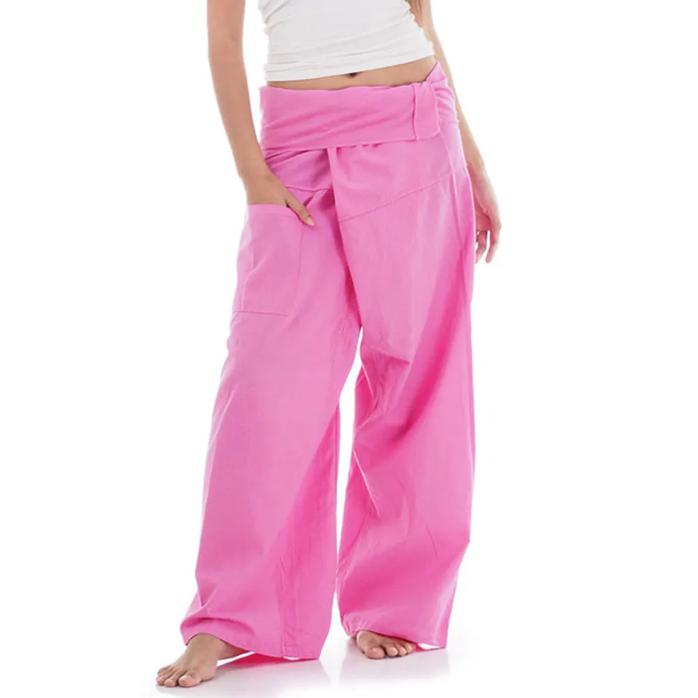 Women's Thai Fisherman Pants Lavender Dreams