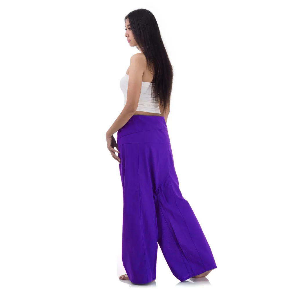 Women's Thai Fisherman Pants Lavender Dreams